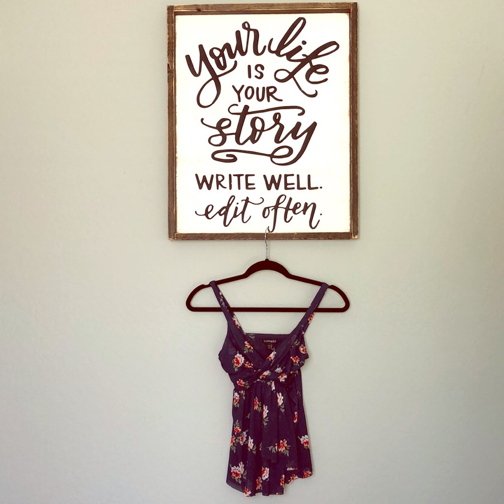 Express Dark blue Tank Top ✨